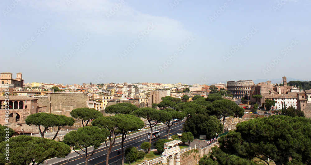 Obraz premium Blick über Rom