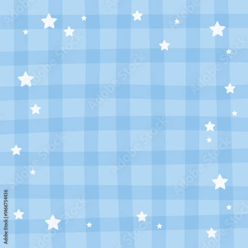 cute light blue background with stars