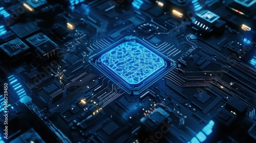 Neural AI-powered Circuits Forming Interconnected in the Landscape