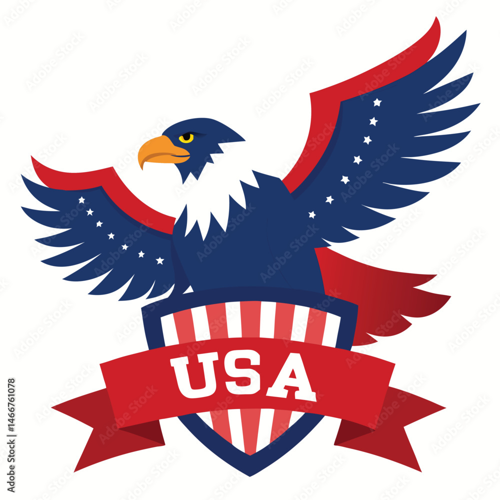 Obraz premium eagle with wings