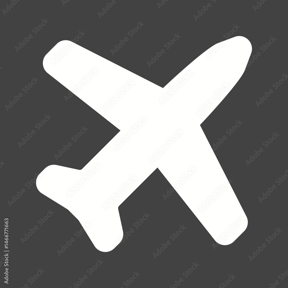 Fototapeta premium Air Transport icon vector image. Suitable for mobile apps, web apps and print media.