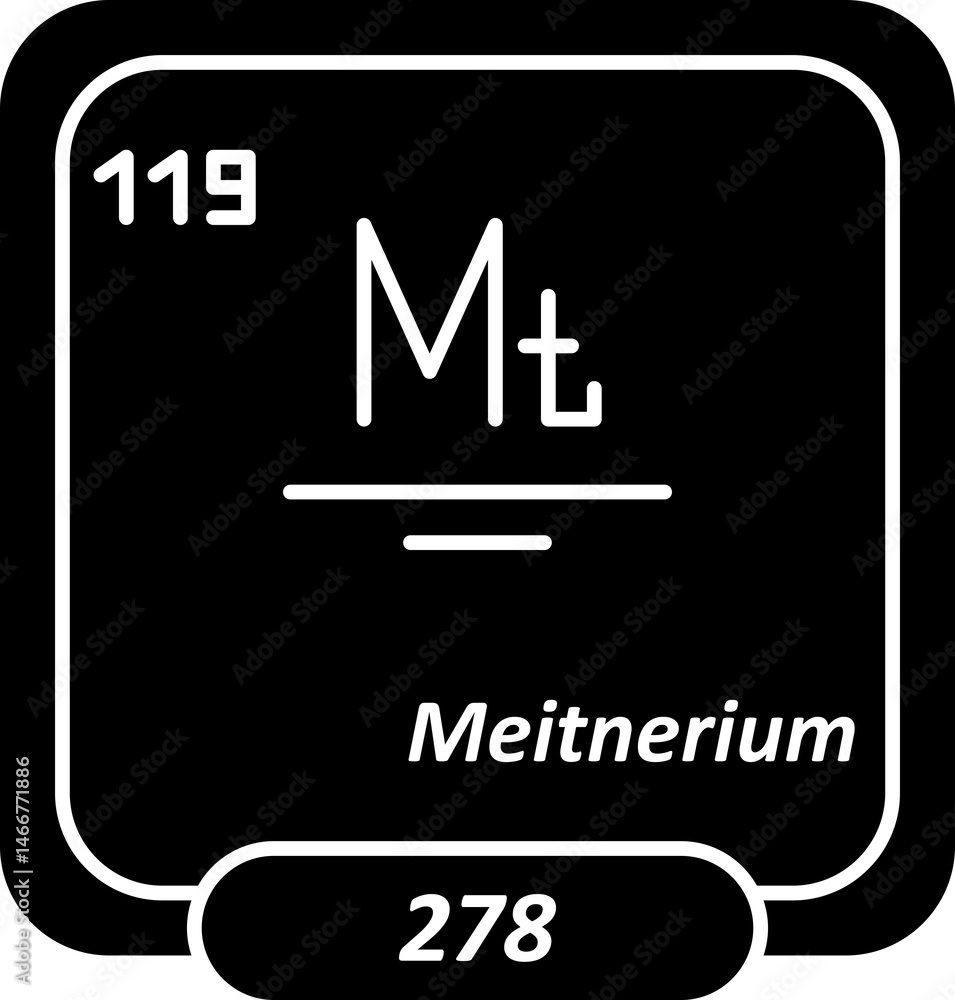 Meitnerium Icon Meitnerium Icon