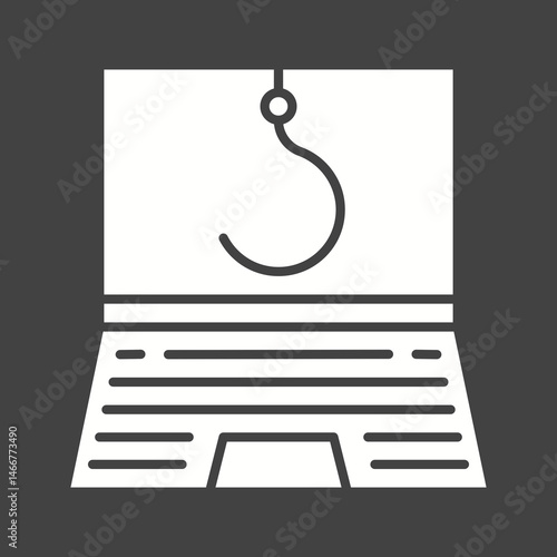 Data Phishing icon vector image. Suitable for mobile apps, web apps and print media.