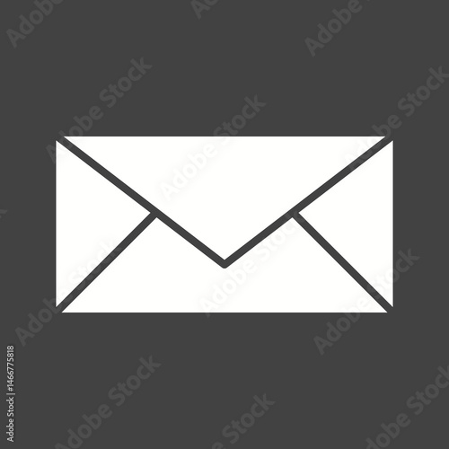Email icon vector image. Suitable for mobile apps, web apps and print media.