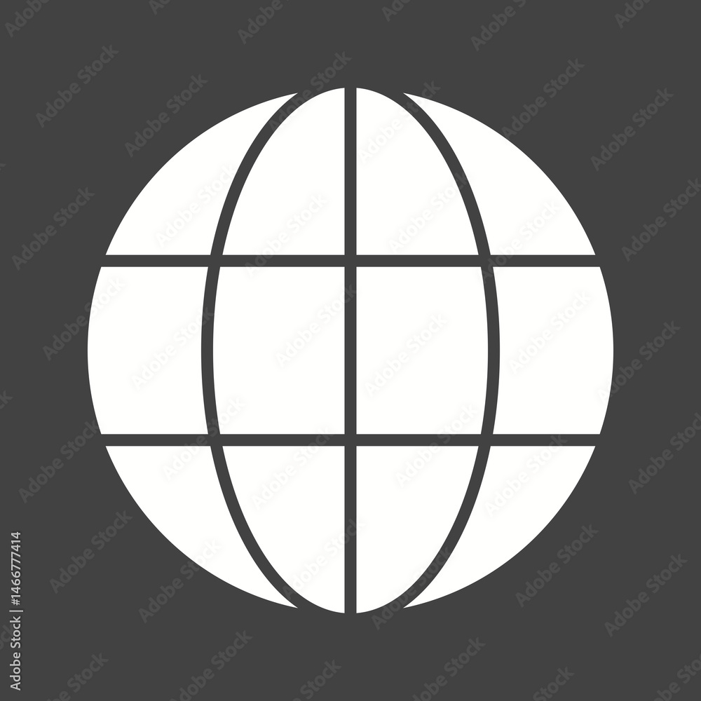 Globe icon vector image. Suitable for mobile apps, web apps and print media. Globe icon vector image. Suitable for mobile apps, web apps and print media.