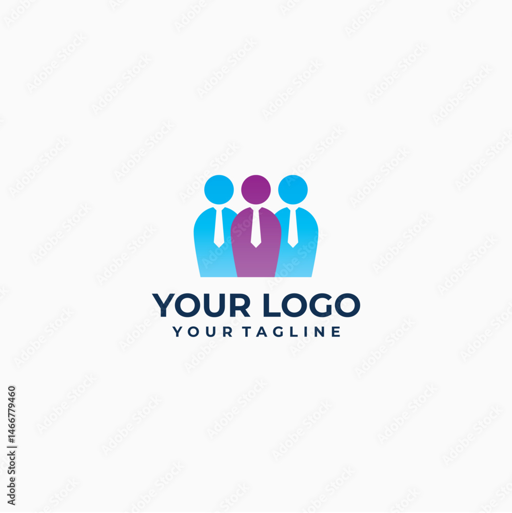 Minimal Corporate Consulting Logo with Initial Letter Design Minimal Corporate Consulting Logo with Initial Letter Design