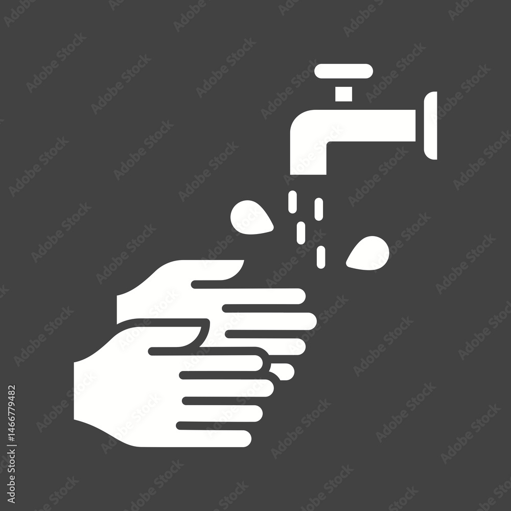 Handwash icon vector image. Suitable for mobile apps, web apps and print media. Handwash icon vector image. Suitable for mobile apps, web apps and print media.
