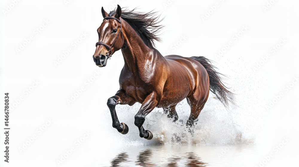Obraz premium equestrian, equine, horizontal, horse, mammal, mane, mare, muscular, pet, pony, quarter, race, run, running, silhouette, speed, alertness, comparison, extinct, gallop, antique, engraving, illustration