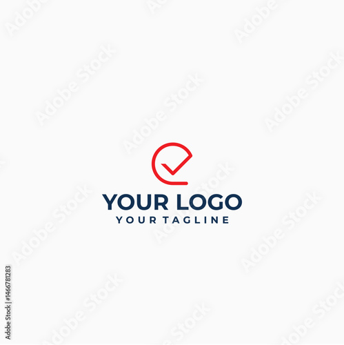 Minimal Corporate Consulting Logo with Initial Letter Design