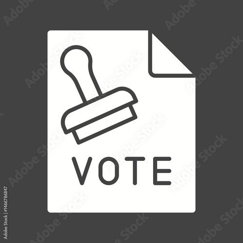 Stamp icon vector image. Suitable for mobile apps, web apps and print media.
