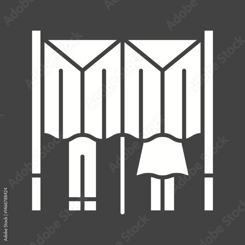 Voting Booth icon vector image. Suitable for mobile apps, web apps and print media.