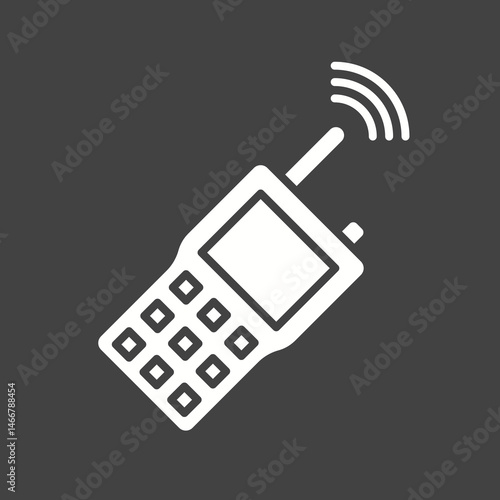 Walkie Talkie icon vector image. Suitable for mobile apps, web apps and print media.