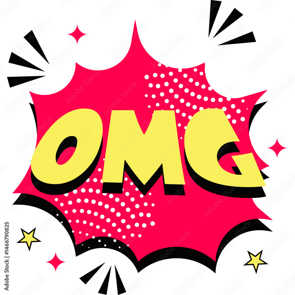 Fototapeta premium Comic Speech Cartoon Expression
