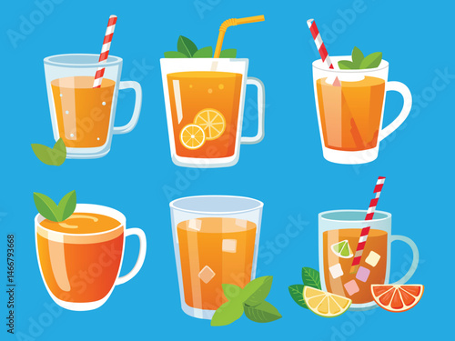 vector illustration a Sweet Tea