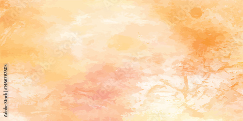 Abstract watercolor paint background by teal color orang and red with liquid fluid texture for background, banner