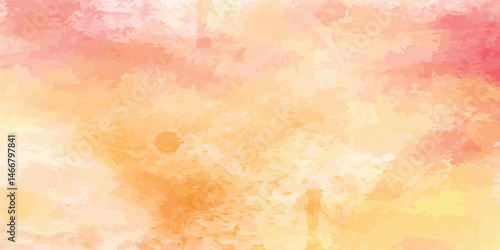 Abstract watercolor paint background by teal color orang and red with liquid fluid texture for background, banner