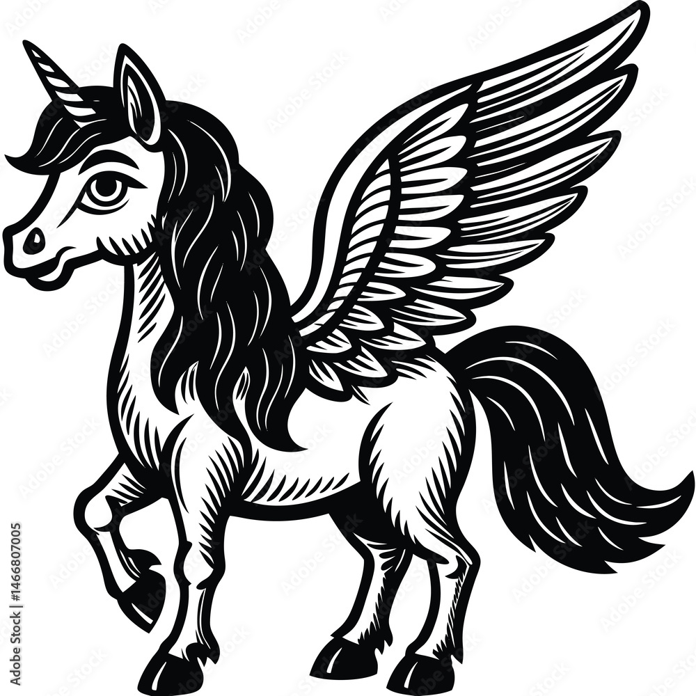 Fototapeta premium horse vector illustration