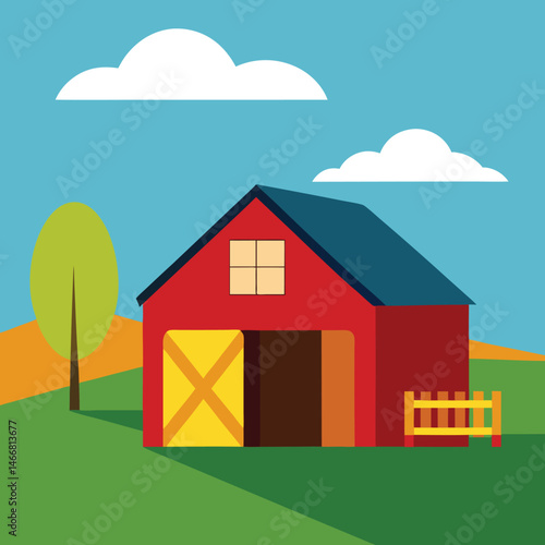 house in the countryside