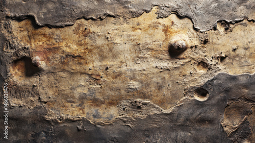 Textured Surface with Natural Patterns and Earthy Tones