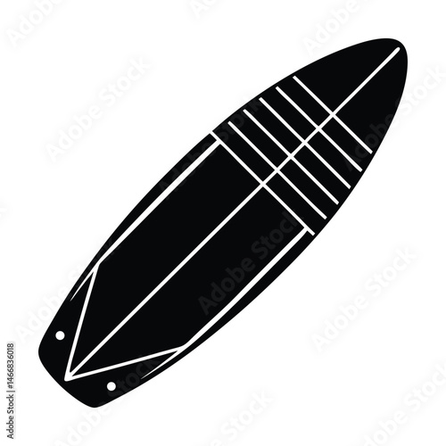 Kitesurfing Board illustration vector art