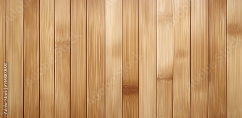 A close-up view of a wooden wall with vertical wooden planks, showcasing a smooth texture and natural wood grain. The warm tones of the wood create a clean, rustic, and organic look.