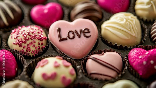 Valentine's Day Candies. Selective focus. Love.