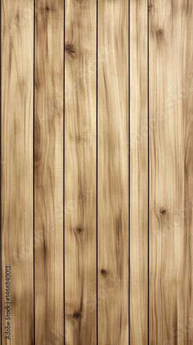 A smooth, light-colored wooden surface with visible grain patterns, showcasing a clean and polished look ideal for backgrounds, textures, and product displays.