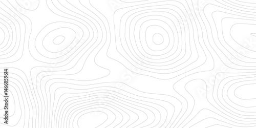 Topographic map background geographic line map with elevation assignments. Modern design with White background with topographic wavy pattern design.paper texture Imitation of a geographical map shades