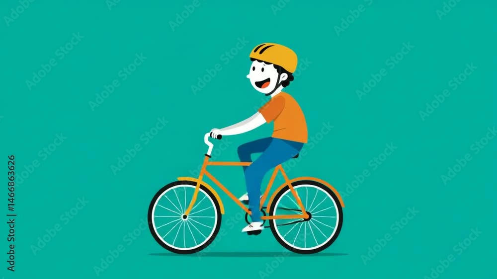 custom made wallpaper toronto digitalJoyful Bicycle Ride: A Happy Illustration of Cycling