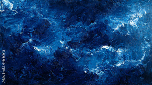 Deep blue sea texture
