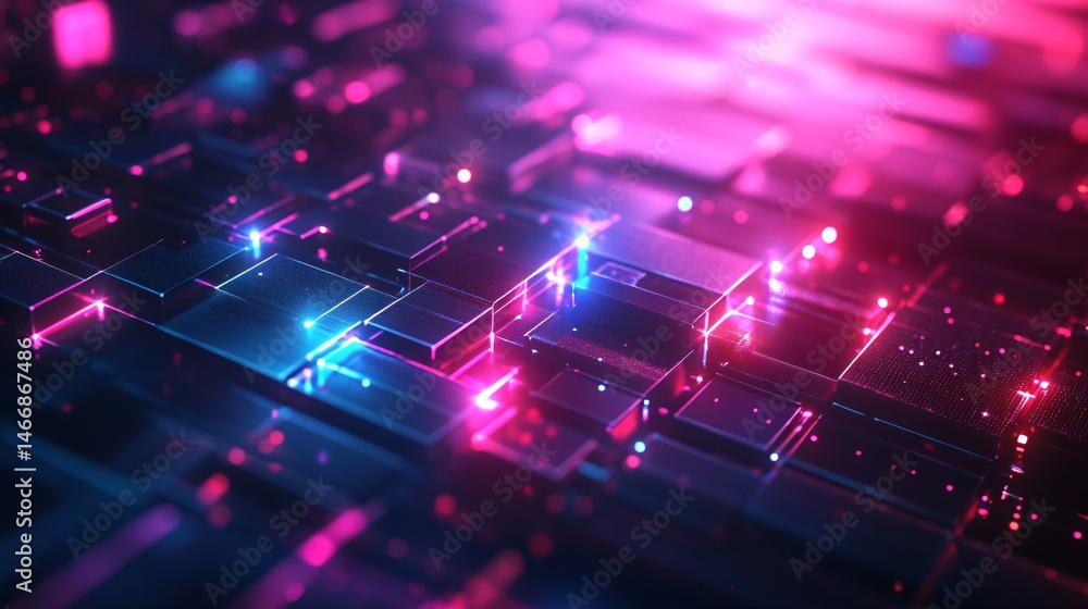 Obraz premium futuristic optical weave minimal background