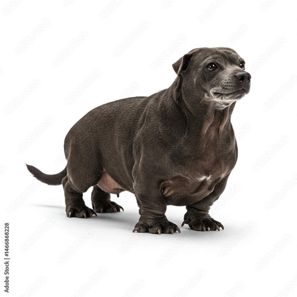 Obraz premium Image of a black dog
