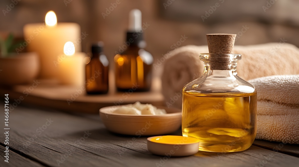 Aromatic Spa Essential Oils and Candles Wellness Treatment Relaxing Atmosphere Aromatic Spa Essential Oils and Candles Wellness Treatment Relaxing Atmosphere