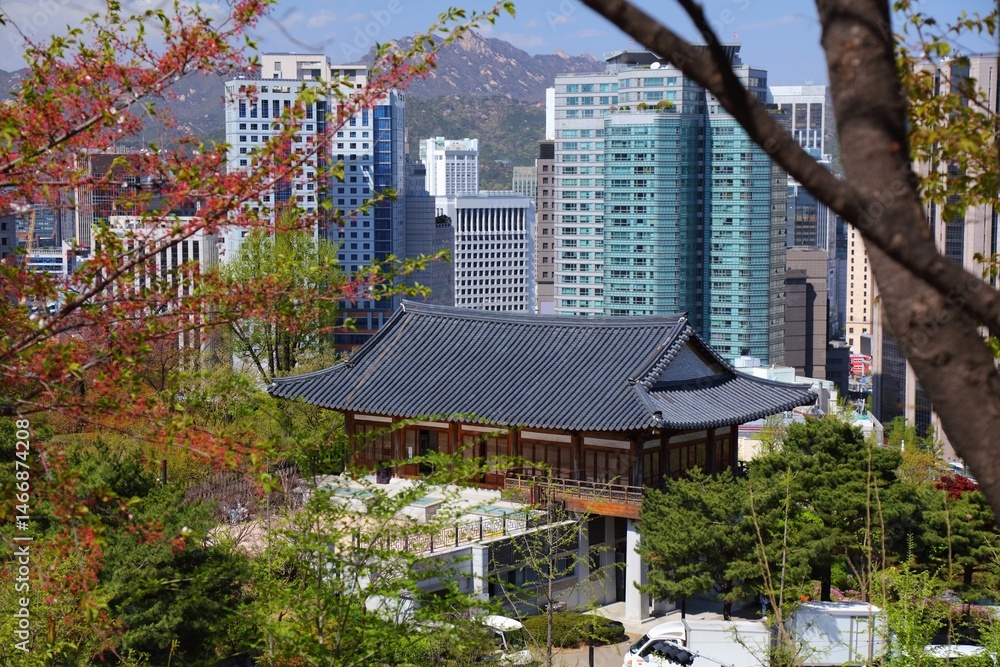 Hohyeondang Hall traditional Korean architecture in Seoul