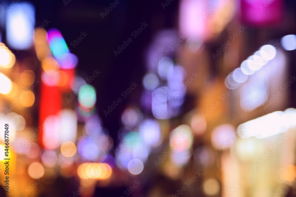 Urban background - night city neons