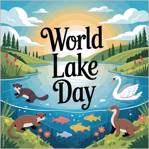 Celebrate lakes’ beauty, protect ecosystems, raise awareness, inspire conservation, cherish freshwater resources.
