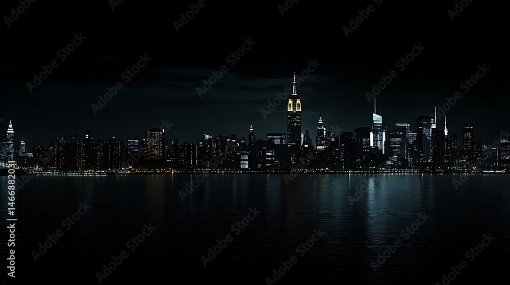 Daytime Urban Skyline Overlooking Blue Ocean Waters High Resolution Picture Daytime Urban Skyline Overlooking Blue Ocean Waters High Resolution Picture