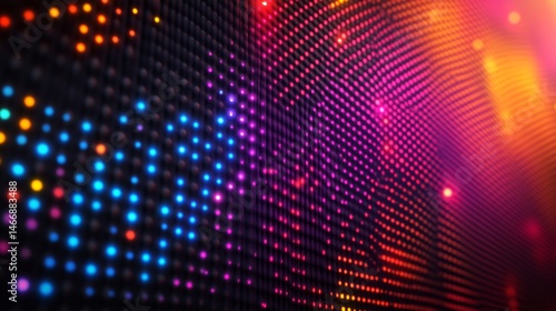 Wallpaper Mural geometric neon grid minimal background Torontodigital.ca