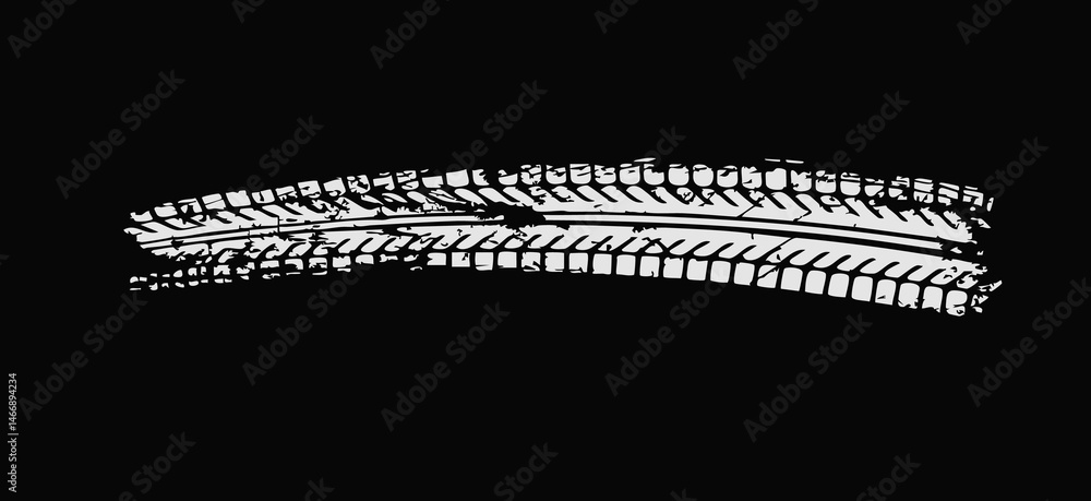 Seamless Tire Tread Vector Set — Grunge Rubber Tracks and Wavy Patterns for Automotive, Truck, and Motorcycle Design Elements Seamless Tire Tread Vector Set — Grunge Rubber Tracks and Wavy Patterns for Automotive, Truck, and Motorcycle Design Elements