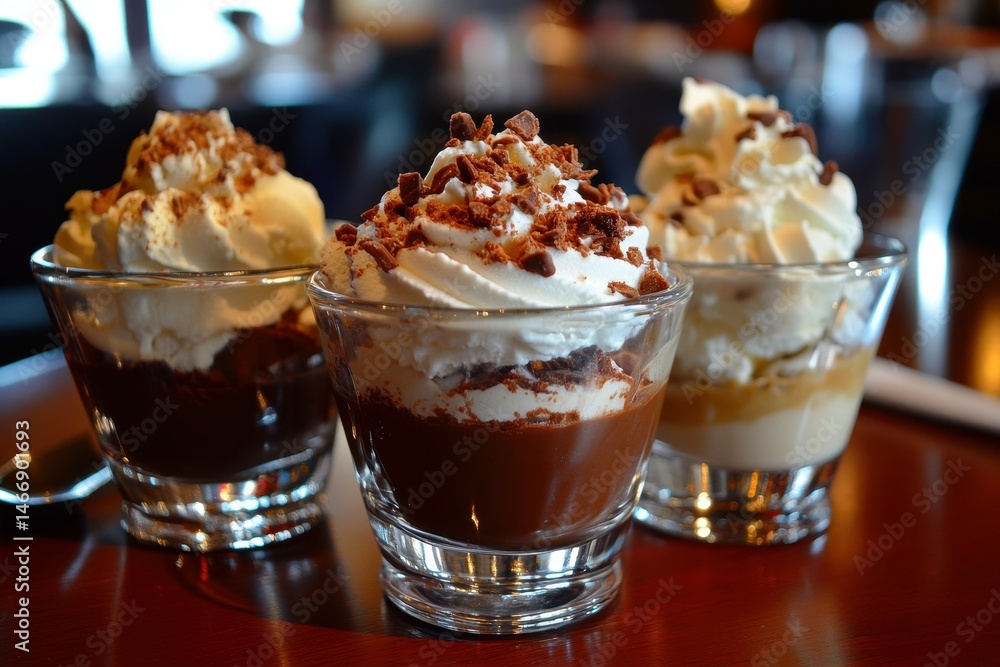 high quality picture of ice cream aligned on table high quality picture of ice cream aligned on table
