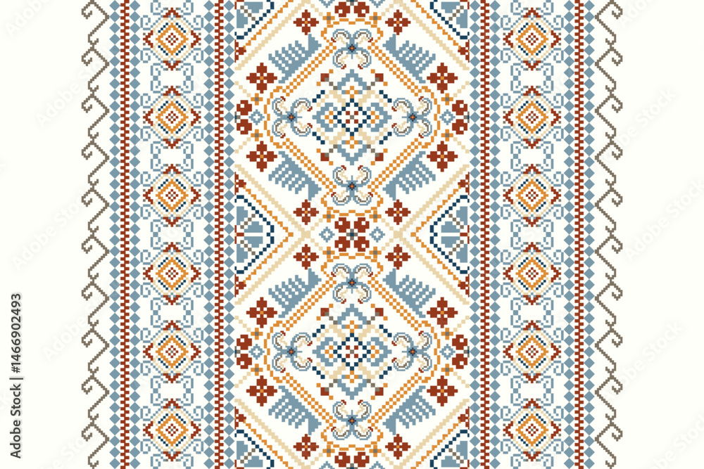 Geometric ethnic oriental pattern vector illustration Geometric ethnic oriental pattern vector illustration