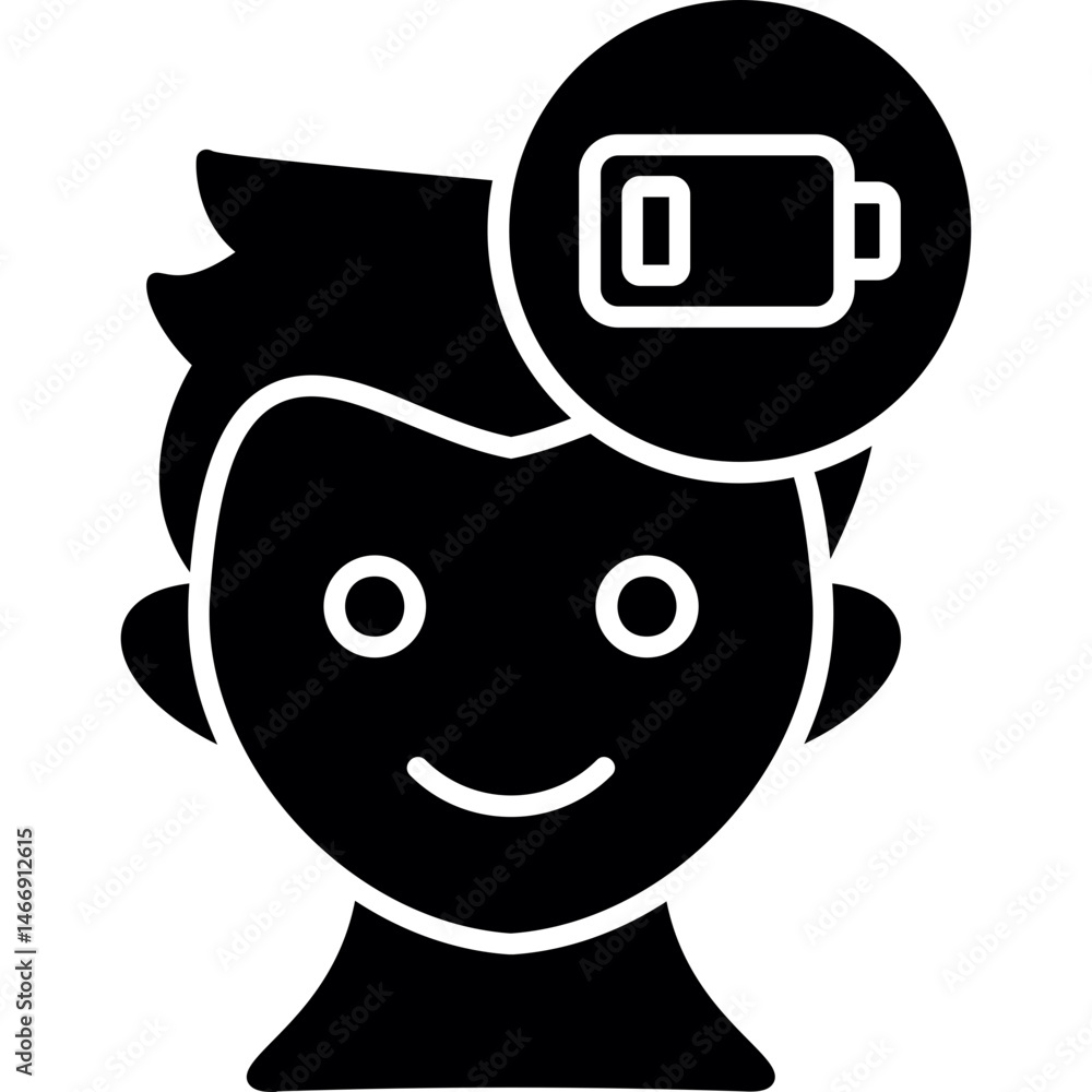 Naklejka premium Low Energy icon