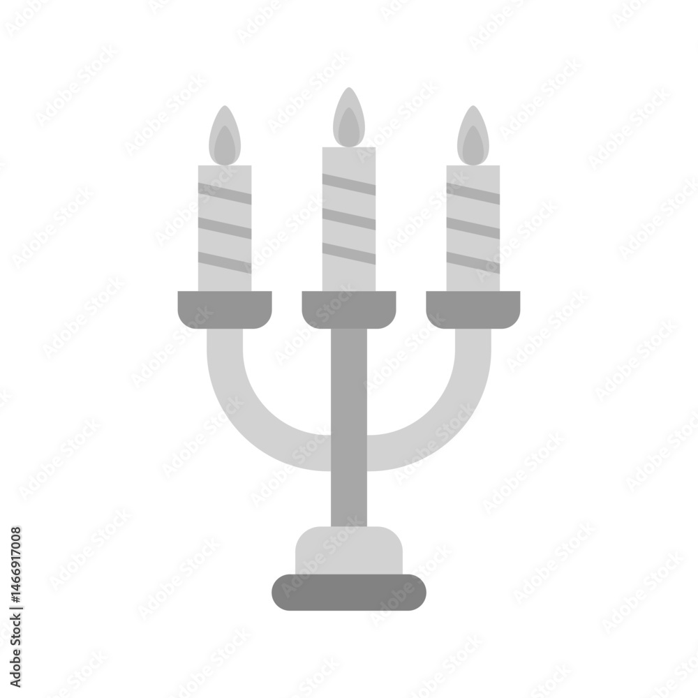 Fototapeta premium Candelabrum icon vector image. Suitable for mobile apps, web apps and print media.