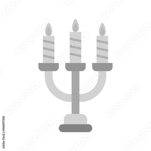 Candelabrum icon vector image. Suitable for mobile apps, web apps and print media.