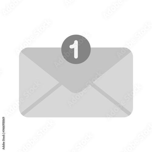 Email icon vector image. Suitable for mobile apps, web apps and print media.