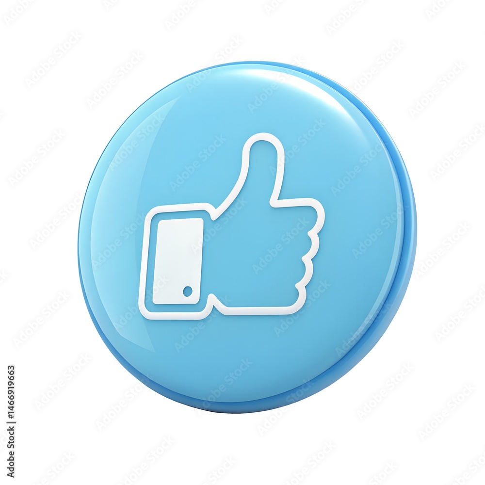 Facebook like icon 3Dsocial media like icon 3d Facebook like icon 3Dsocial media like icon 3d