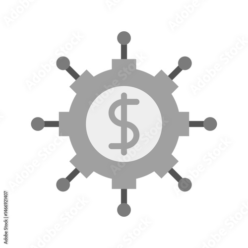 Money Management icon vector image. Suitable for mobile apps, web apps and print media.