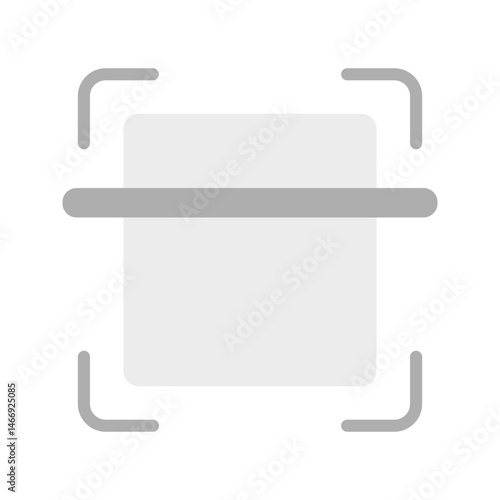 Scan icon vector image. Suitable for mobile apps, web apps and print media.