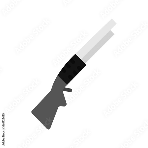 Shotgun icon vector image. Suitable for mobile apps, web apps and print media.