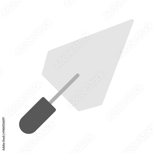 Trowel icon vector image. Suitable for mobile apps, web apps and print media.